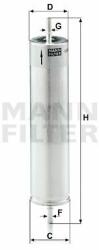 Mann-filter WK522 Filtru combustibil