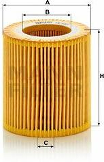 Mann-filter HU816x Filtru ulei