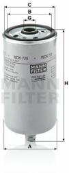Mann-filter WDK725 Filtru combustibil