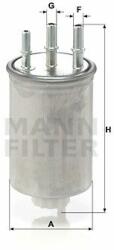 Mann-filter WK829/6 Filtru combustibil
