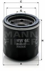 Mann-filter MW64 Filtru ulei