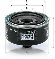 Mann-filter W1323 Filtru ulei