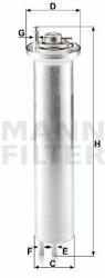 Mann-filter WK532 Filtru combustibil