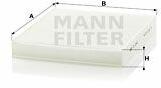 Mann-filter CU2545 Filtru, aer habitaclu