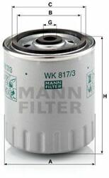 Mann-filter WK817/3x Filtru combustibil