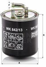 Mann-filter WK842/13 Filtru combustibil