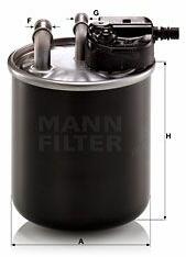 Mann-filter WK820/15 Filtru combustibil