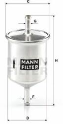 Mann-filter WK66 Filtru combustibil