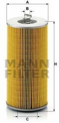 Mann-filter H12110/3 Filtru ulei