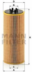 Mann-filter HU12110x Filtru ulei