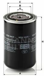 Mann-filter WDK940/5 Filtru combustibil