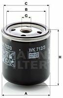Mann-filter WK712/3 Filtru combustibil