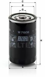 Mann-filter W719/36 Filtru ulei
