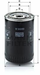 Mann-filter W940/69 Filtru ulei