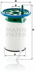 Mann-filter PU7015 Filtru combustibil