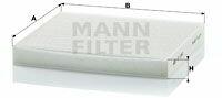 Mann-filter CU2362 Filtru, aer habitaclu