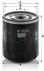 Mann-filter W7053 Filtru ulei