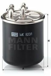 Mann-filter WK820/1 Filtru combustibil