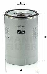 Mann-filter WK1070x Filtru combustibil