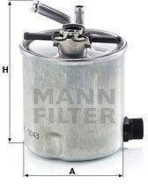 Mann-filter WK9043 Filtru combustibil