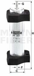 Mann-filter WK6021 Filtru combustibil