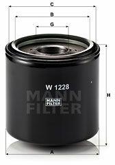 Mann-filter W1228 Filtru ulei