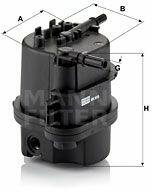 Mann-filter WK9015x Filtru combustibil