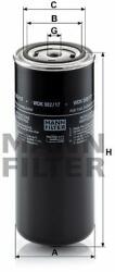 Mann-filter WDK962/17 Filtru combustibil