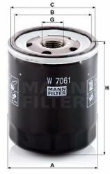 Mann-filter W7061 Filtru ulei