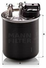Mann-filter WK820/16 Filtru combustibil