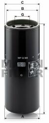 Mann-filter WP12300 Filtru ulei