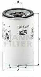 Mann-filter WK940/33x Filtru combustibil