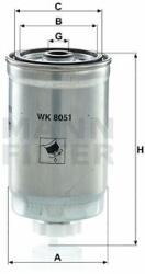Mann-filter WK8051 Filtru combustibil