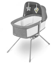 Lionelo - Patut balansoar Malin, 3 in 1, Pliabil, 0-9 kg, Geanta Transport, Asamblare Rapida, Ultra-Usor, Conform cu standardele