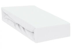 Qmini - Cearceaf impermeabil cu elastic, Pentru patut 120x60 cm, Din jerseu, White (QM_SHEET_WP_White) - roua