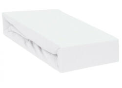 Qmini - Cearceaf impermeabil cu elastic, Pentru patut 120x60 cm, Din jerseu, White (QM_SHEET_WP_White)