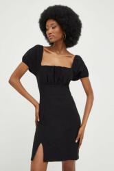 ANSWEAR ruha fekete, midi, testhezálló - fekete XS - answear - 14 985 Ft