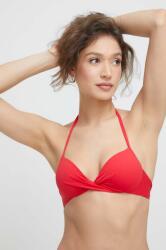United Colors of Benetton bikini felső piros, merevített kosaras - piros XS - answear - 15 990 Ft