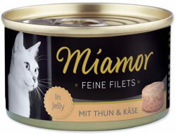 Miamor Feine Filets tuna & cheese tin 6x100 g
