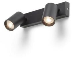 Rendl light studio DUDE II felületre szerelhető fekete 230V LED GU10 2x9W (R13923) - kontaktor