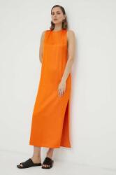 Samsøe Samsøe ruha narancssárga, maxi, egyenes - narancssárga XS - answear - 55 990 Ft