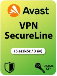 Avast SecureLine VPN (5 Device /3 Year) (ASMEN36EXXA005)
