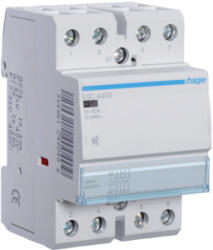 Hager Csendes mágneskapcsoló, 4Z, 40A, 230V AC, moduláris (ESC440S) (ESC440S)