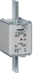 Hager NH2 gG 355A 500V Késes biztosító (LNH2355M) (LNH2355M)