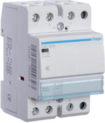 Hager Csendes mágneskapcsoló, 3Z, 63A, 230V AC, moduláris (ESC363S) (ESC363S)