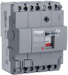 Hager Kompakt megszakító x160, 4P, 160A, 18kA, fix TM kioldóval (HDA161L) (HDA161L)