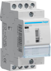 Hager Mágneskapcsoló, 4Z, 25A, 230V AC, I-0-II, moduláris (ERC425) (ERC425)