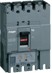 Hager Kompakt megszakító h630, 4P, 630A, 50kA, áll. LSI elektr. kioldóval (HND631H) (HND631H)
