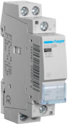 Hager Mágneskapcsoló, 2NY, 25A, 230V AC, moduláris (ESC226) (ESC226)