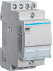 Hager Mágneskapcsoló, 4Z, 25A, 24V AC, moduláris (ESD425) (ESD425)